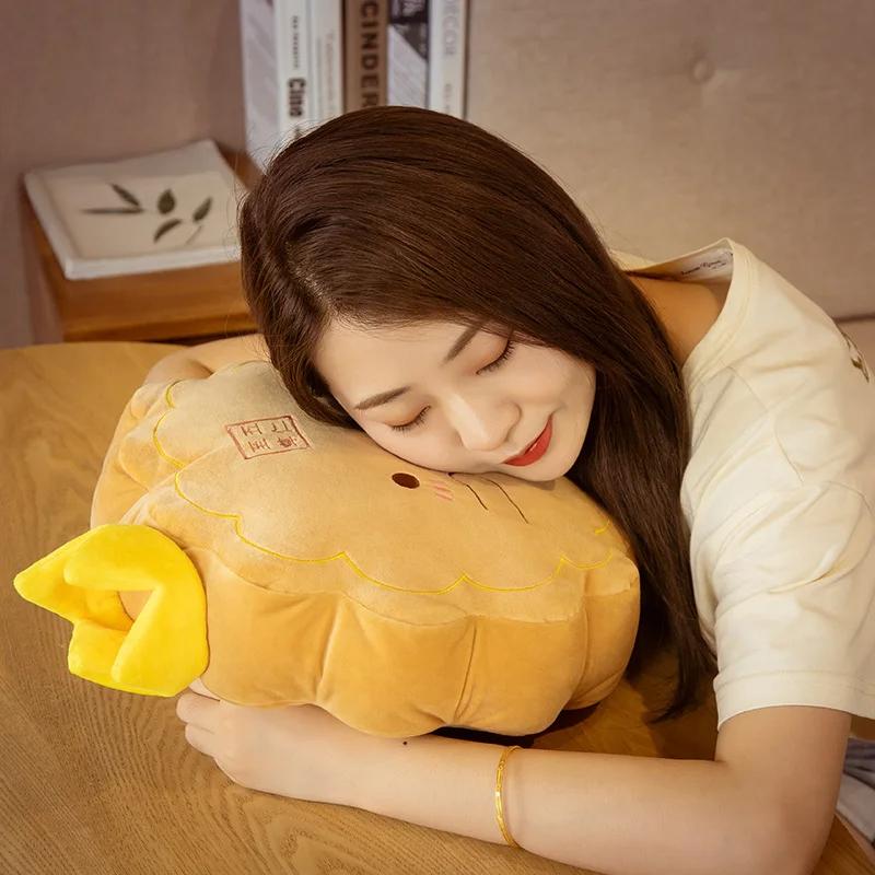 Mid-Autumn Festival Cartoon Round Moon Cake Plush Pillow Doll Soft Colorful Sleeping Cushion Creative Birthday Gift Christmas
