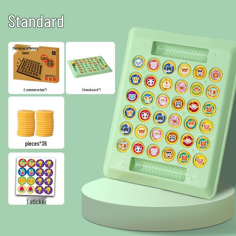 

Cross-Border Memory Match-3 Parent-Child Game: Two-Player Battle Chess Educational Toy