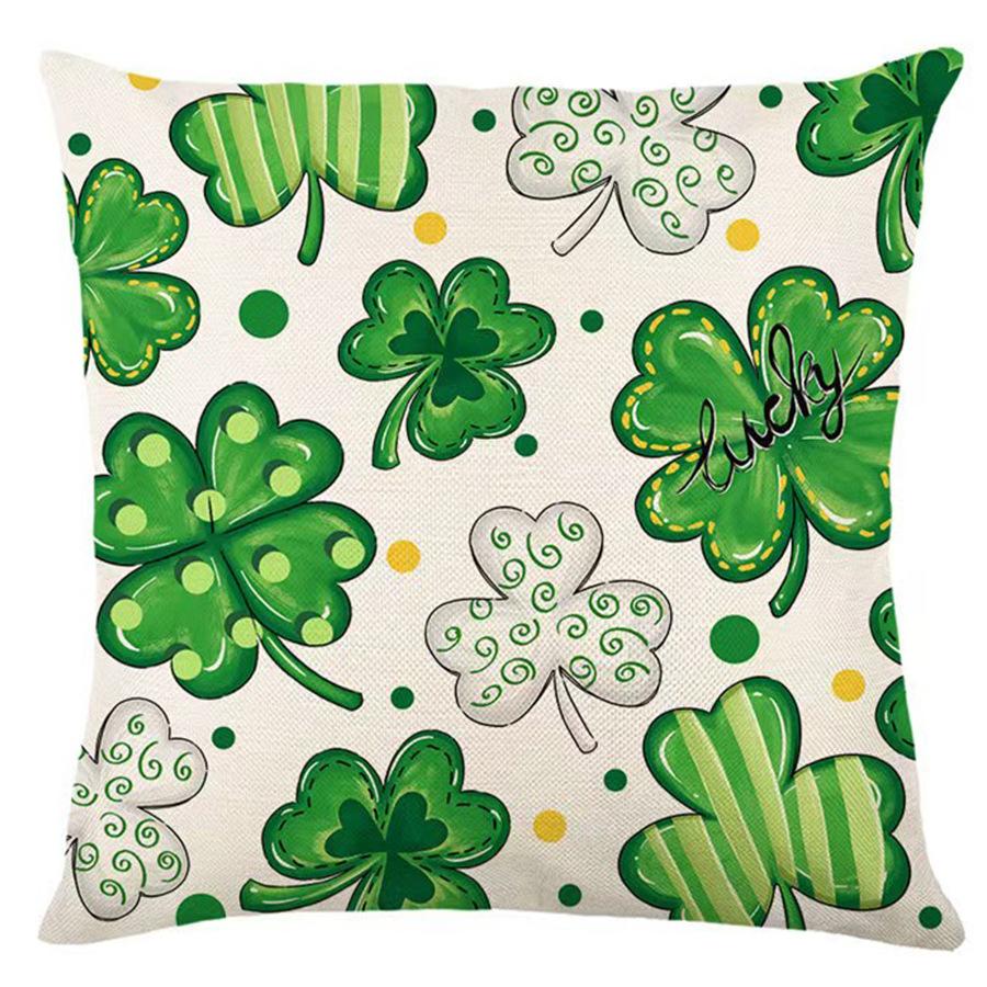 Vikama'S New Saint Patrick'S Day Printed Throw Pillow Set For Sofa, Living Room Armchair, Home Decoration Pillow Cover