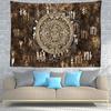 Viking Mystic Symbols Tapestry Home Decor  Psychedelic Scene Wall Hanging Boho  Raven Sofa Blanket