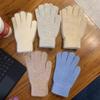 Women Winter Five Finger Gloves Women's Cold Resistant And Warm Riding Gloves Fashionable Solid Color Knitted Yarn Gloves