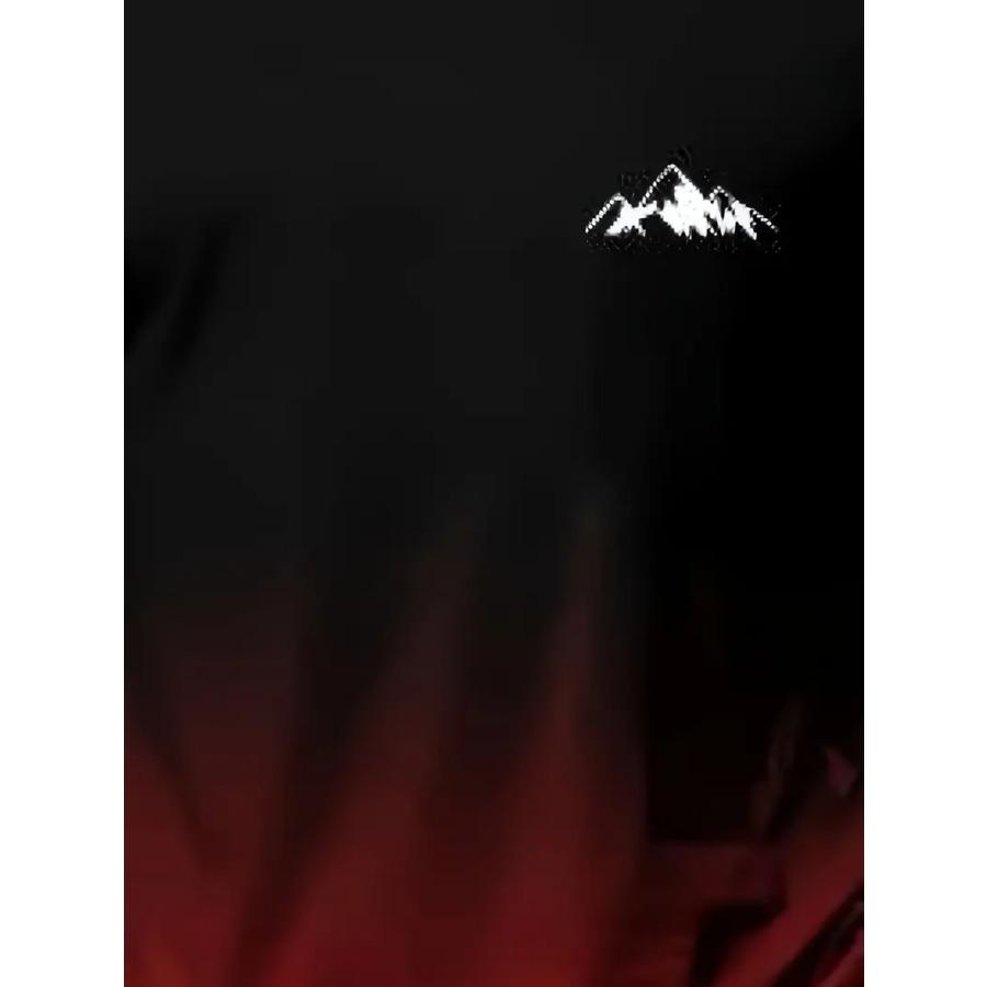 Gradient Color T-Shirt, Summer Men'S T-Shirt, Mountain Pattern, Men'S Crewneck Short-Sleeved Top Suitable for Outdoor Recreation