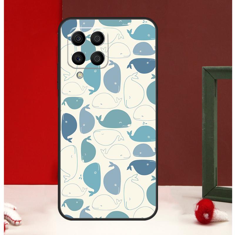 

Чехол для Samsung Galaxy M56 M36 M16 M31 M21 M13 M33 M53 M15 M35 M55 M12 M32 M52 M14 M34 M54 с изображением кита Samsung M11