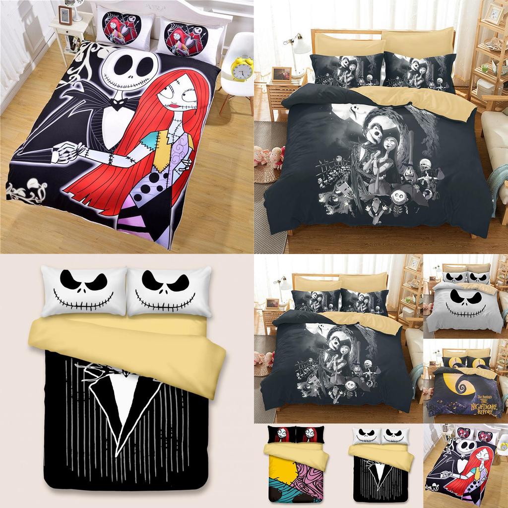 New Nightmare Hot Before Christmas Jack Duvet Cover Sets Quilt Cover Bedding