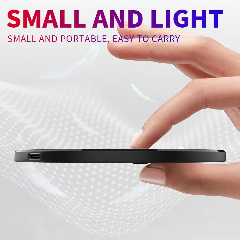 200W Fast Wireless Charger for Samsung Galaxy Note10 Plus 10+ A34 VIVO Y21G VIVO Phone Wireless Charging Pad Acrylic Gift Case