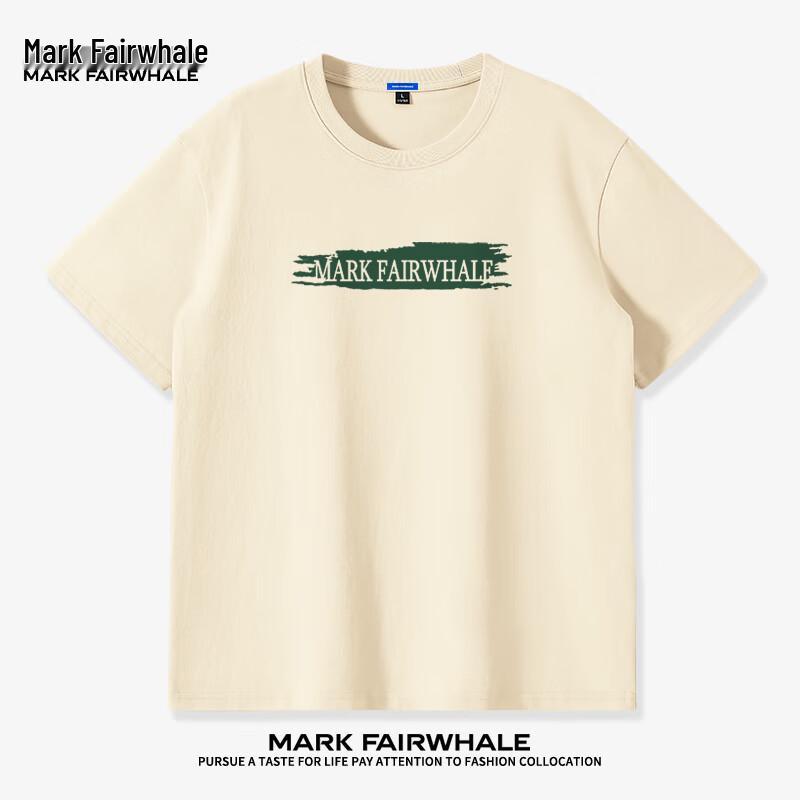 Mark Fairwhale Men's Pure Cotton Loose Fit Short Sleeve T-Shirt