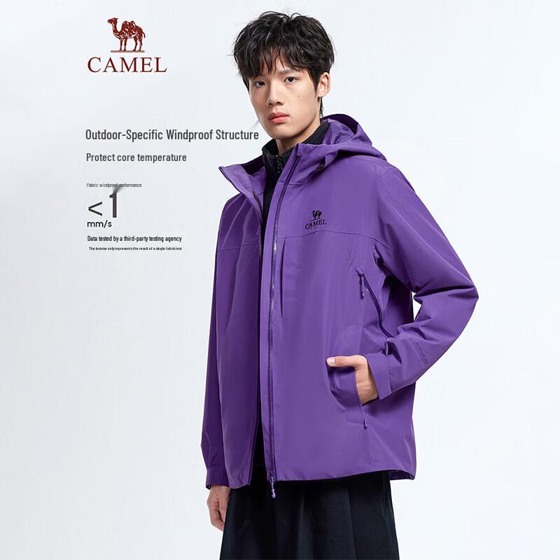 CAMEL Men's 3-in-1 Waterproof Fleece-Lined Mountaineering Jacket