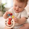 Surprise Clown - Japan Good Toy Award Winner (A Fun Wooden Toy That Can Also Be Used As a Pacifier or Teether!) Wood Education - Recommended As a Baby
