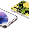 Mediterranean Lemon Phone Case For Samsung Galaxy S22 5G S20 Ultra S21 FE 5G S10E S9 S8 S10 Plus Note 20 10 Clear Silicone Cover