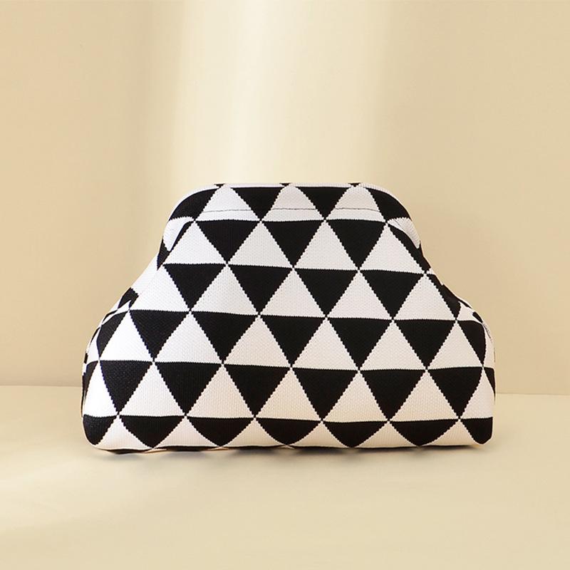 

Knitted Craft Makeup Bag with Various Fashionable Patterns - Ready Stock, Fast Delivery 30cm x 9cm x 20cm