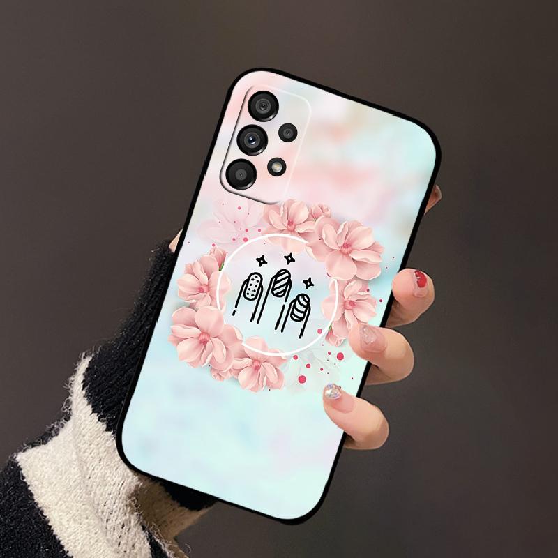 Cute Cartoon Printing Coque For Samsung A33 A53 A73 Case Soft Silicone TPU Phone Cover For Samsung Galaxy A72 4G 5G Protector