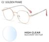 Prescription Myopia Glasses Sphere Custom -0.5 To -10 Men Women Photochromic Or Blue Light Blocking Lenses Cylinder Custom F613