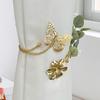 Curtain Buckle Retro Floral Carving Design Butterfly Flower Shape Curtain Fasteners Artistic Living Area Decor