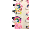 Set Of Colorful Unicorn Hair Clips 10 Pcs.