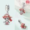 Treasure Box Marine Octopus Crab Pirate Beads Charms 925 Silver Fit Bracelet Women Accessories Jewelry Diy Gift
