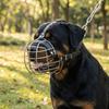 Adjustable Fit Anti Bite Muzzle Metal Basket Dog Mouth Guard Pet Muzzle Cage  Behavior Training