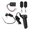 3pcs Set AntiTheft Alarm Remote Control with Length Cable Throttle Grip Electric Door Lock