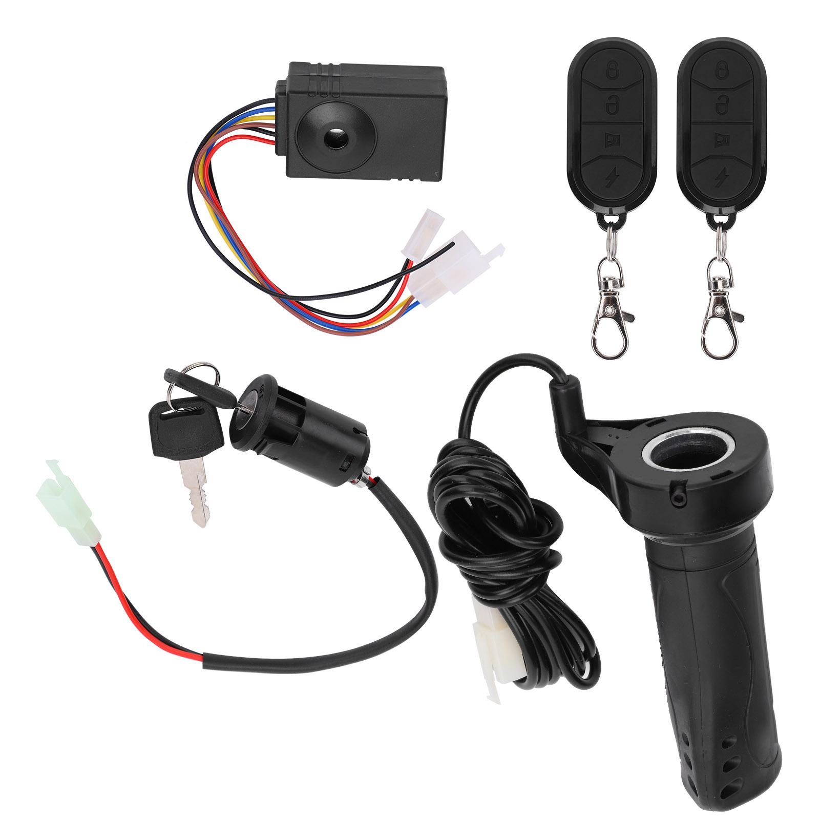 

Комплект из 3 шт. Противоугонная сигнализация Пульт дистанционного управления с кабелем длиной Ручка газа Электрический дверной замок