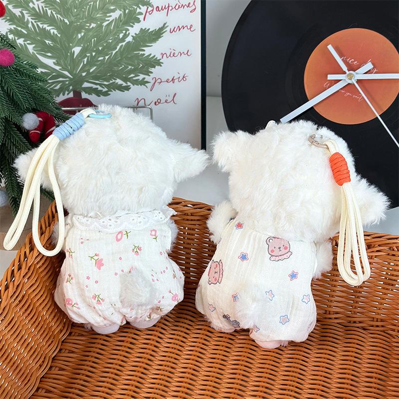 Cute Sleeping Lamb Plush Toy Soothing Doll for Kids Sleep Mini Sheep Stuffed Animal