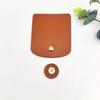 Bag Flap Cover Easy To Install PU Leather DIY Crochet Bag Accessories for Women Handmade Bag Replacement Parts