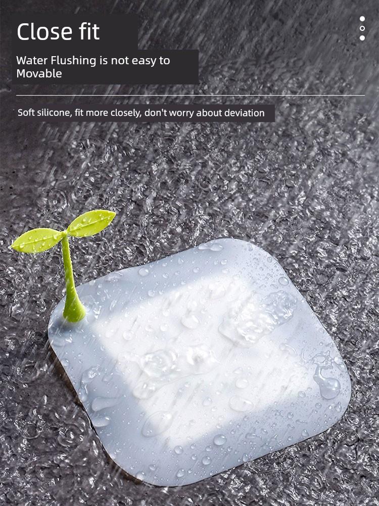 Little Bean Sprout Floor Drain Cover Toilet Kitchen Pest-Proof Deodorant Cover Silicone Anti-Insect Reverse String Flavor Floor Drain Cover Handy