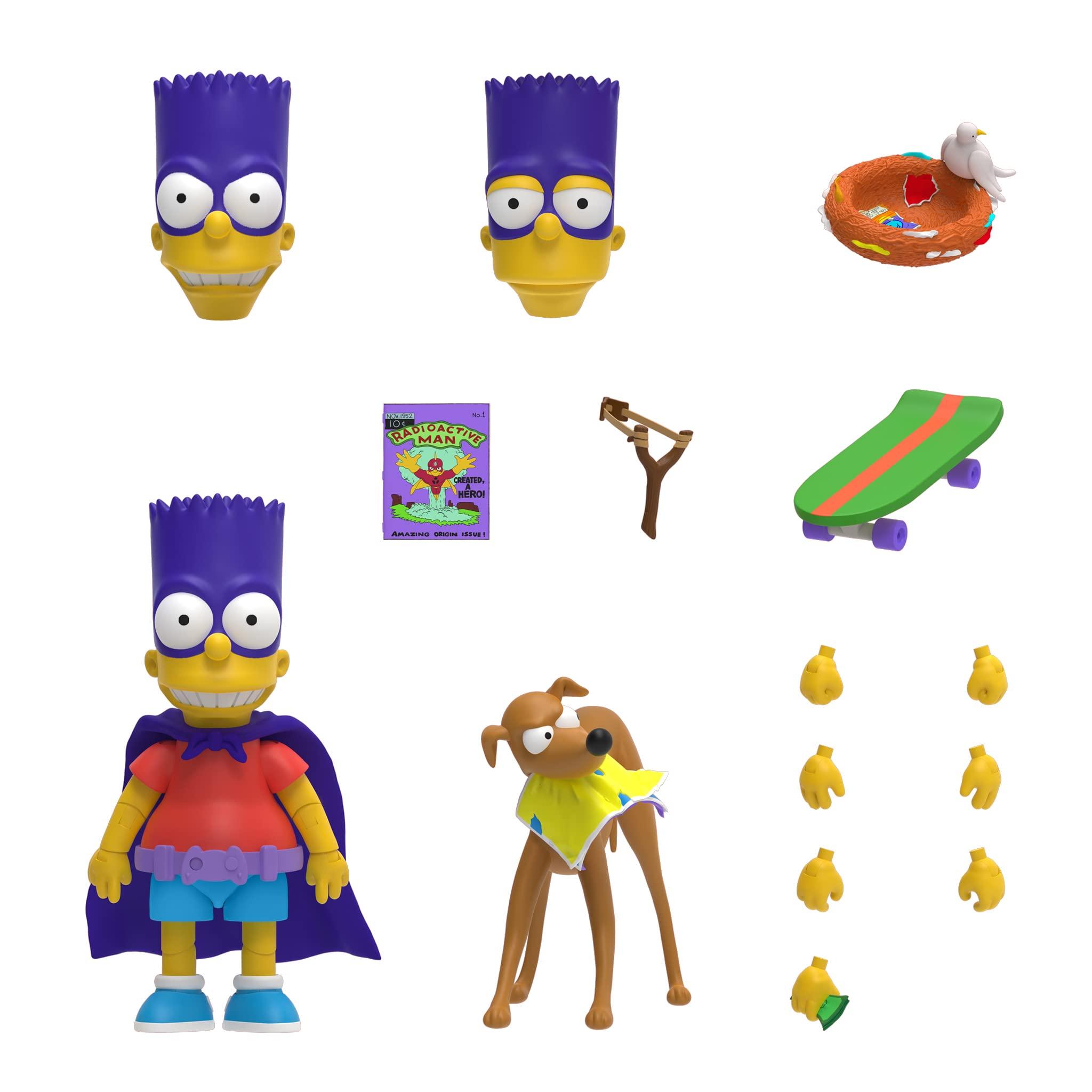 

The Simpsons Bartman Ultimate Action 633683 7-inch Figure, Purple,