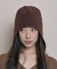 AWOSWEIB Fleece Ear Flap Beanie - Coffee Brown