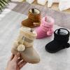 Children's Pom-Pom Snow Boots 2025 - Warm Winter Cotton Shoes