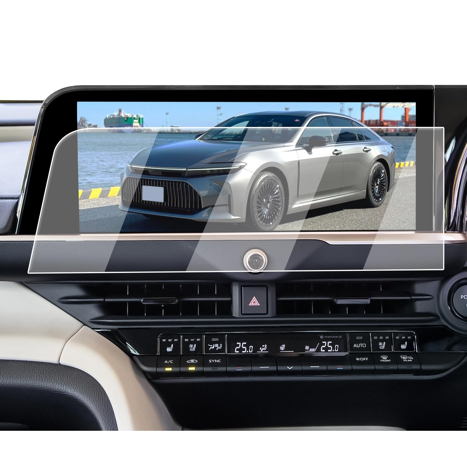 

ECOZEN Защитная пленка для навигационной системы автомобиля Toyota Crown Sedan Закаленное стекло дюйм Текущее поколение Crown Sedan 16-е поколение Тип AZSH32 KZSM30 Эксклюзивная навигация