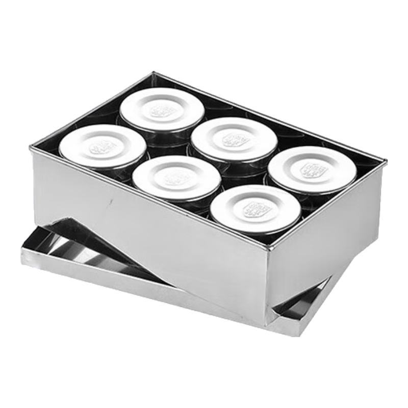 

Huihuang 6-Piece Round Stainless Steel Food Storage Set