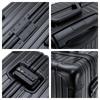 Aluminum-Magnesium Alloy Carry-on Luggage with Universal Wheels for Men, Women, and Students