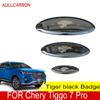 Für Chery Tiggo 7 Pro 2021 2022 2023 Tiger Schwarz Edelstahl Autoaufkleber Emblem Abzeichen Dekale Zierleisten Styling Zubehör 3 Stück