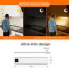 Smart PIR Motion Sensor LED Night Light Bedside Lamp With Magnetic USB Charging Wall Lamps Bedroom Cabinet Kitchen Lighting 20CM
