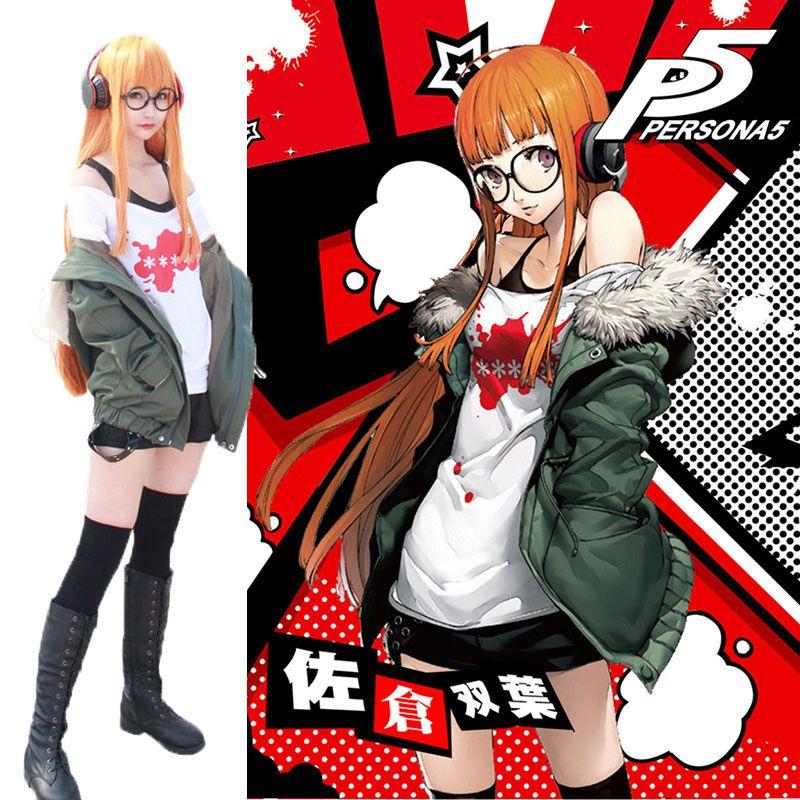 Persona 5 Costume Navi Cosplay Outfit With Polyester Fabric For Halloween Costumes