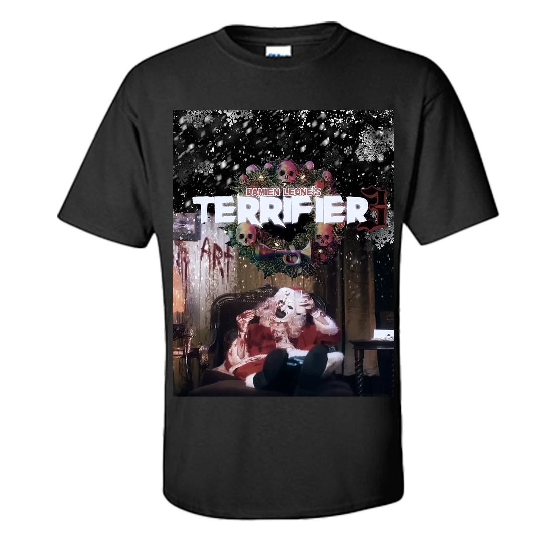 Art the clown T Shirt Art Cookies and Milk The Terrifier 3 Shirt Size S-XXXL M