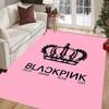 Black Pink Domination carpet Suitable for all seasons floor mats Fashion Office chair cushion Art