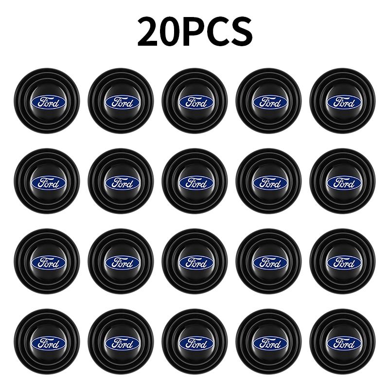Car Silicone Door Shock Stickers Absorber Soundproof Buffer Pad Accessories For Ford ST Focus Fiesta Mondeo Kuga Mustang Escort