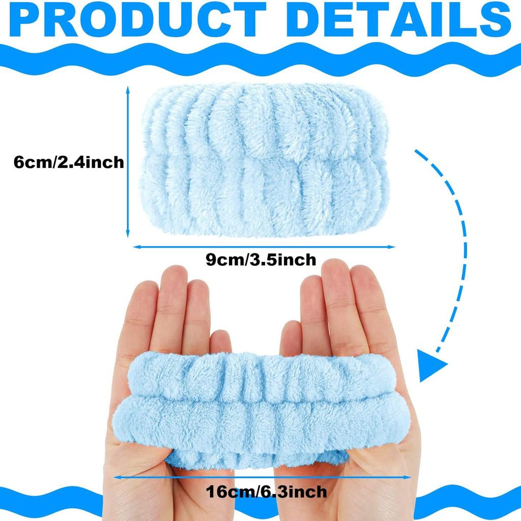 Wrist Washband Wrist Wash Towel Band Washing Face Absorbent Wristbands Sweatband