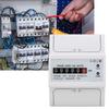 DDS548C Watt Hour Meter Single Phase 4P 230V Power Energy Meter 35mm Din Rail Mount