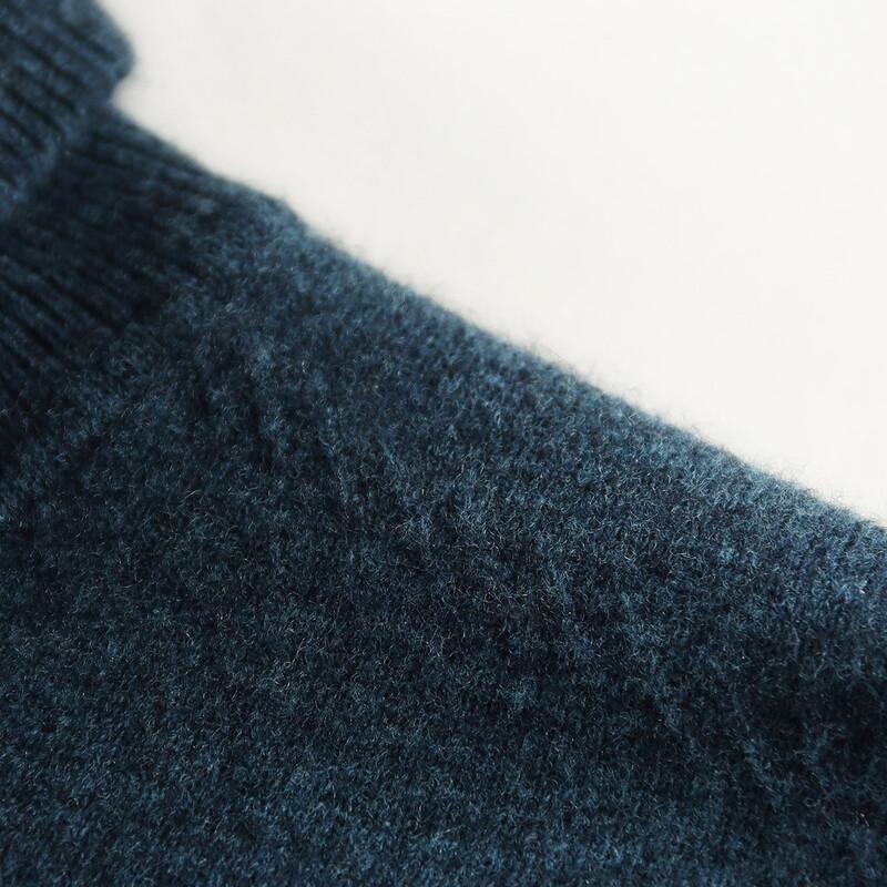 JOW Men's Thickened High-Neck Wool Blend Sweater