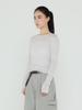 Bb' BENETTON Silket Long Sleeve T-Shirt (Light Grey)