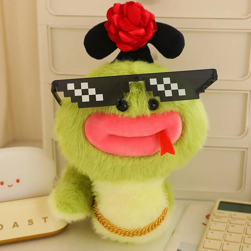 20/25CM Cartoon Snake Plush Doll Chinese Mythical Story Green Snake and White Snake Plush Doll Warm Companion Doll Funny Gifts