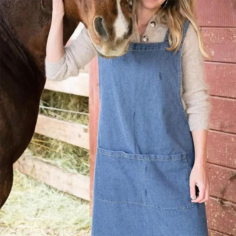 Cross Strap Style Apron Can Wipe Hands Cooking Baking Bibs Fashion Cooking Apron  Unisex