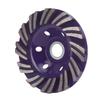3Pcs Diamond Grinding Wheel 100mm Diamond Cup Wheel for Grinding and Polishing Concrete Stones Cement Marble Violet