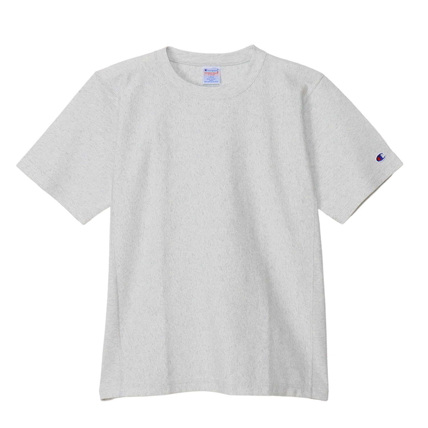 

Champion Reverse Short Sleeve Crew Size Weave® T-Shirt, 100% Cotton, 9.4oz, Neck, Men s, Oatmeal, M, C3-Z318Z