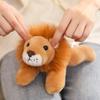 12Styles Cute Cartoon Giraffe Zebra Raccoon Lion Tiger Leopard Zebra Plush Toy Mini Animal Doll Stuffed Decor Gifts Kids