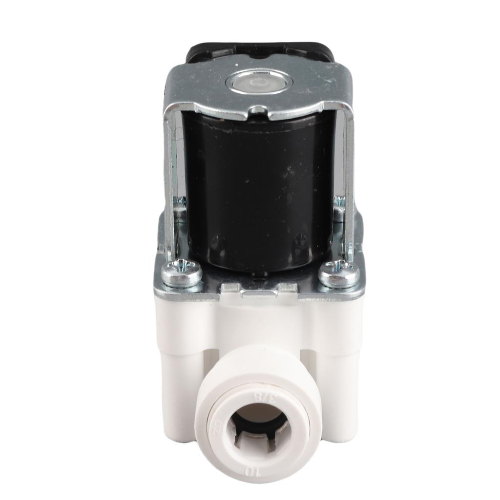 Plastic Electric Solenoid Valve 3 8in Quick Connector Normally Closed Solenoids ValvesAC220V