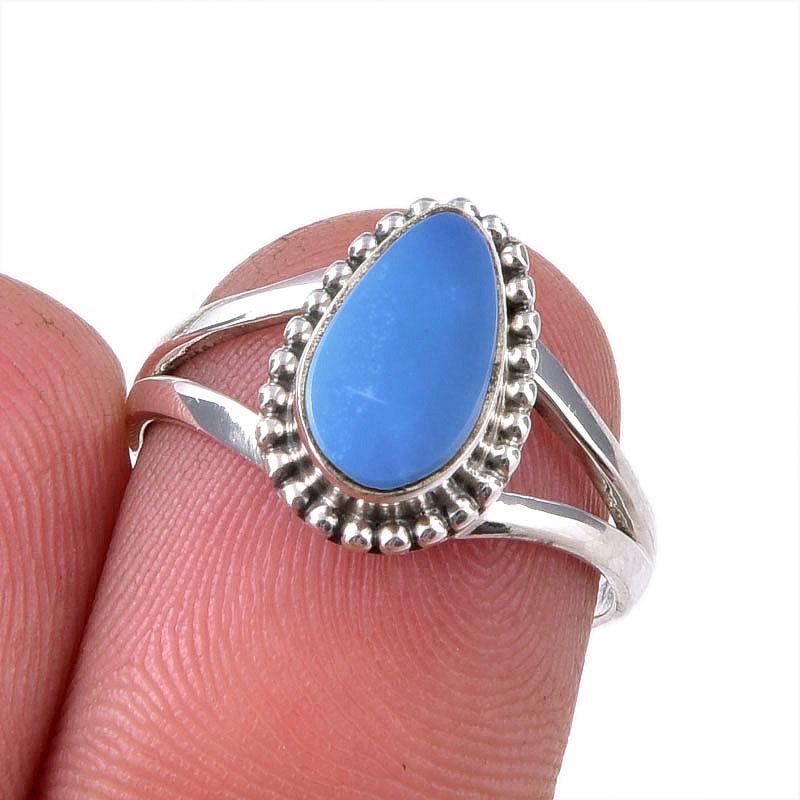 

Natural Australian Opal Gemstone 925 Solid Sterling Silver Ring Size 5.5 V0F61