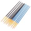 30Pcs Painting Brushes Set Art Round Flat Hair Nylon Hair Paint Brush Pen For Oil Acrylic Watercolor School Art Supplies