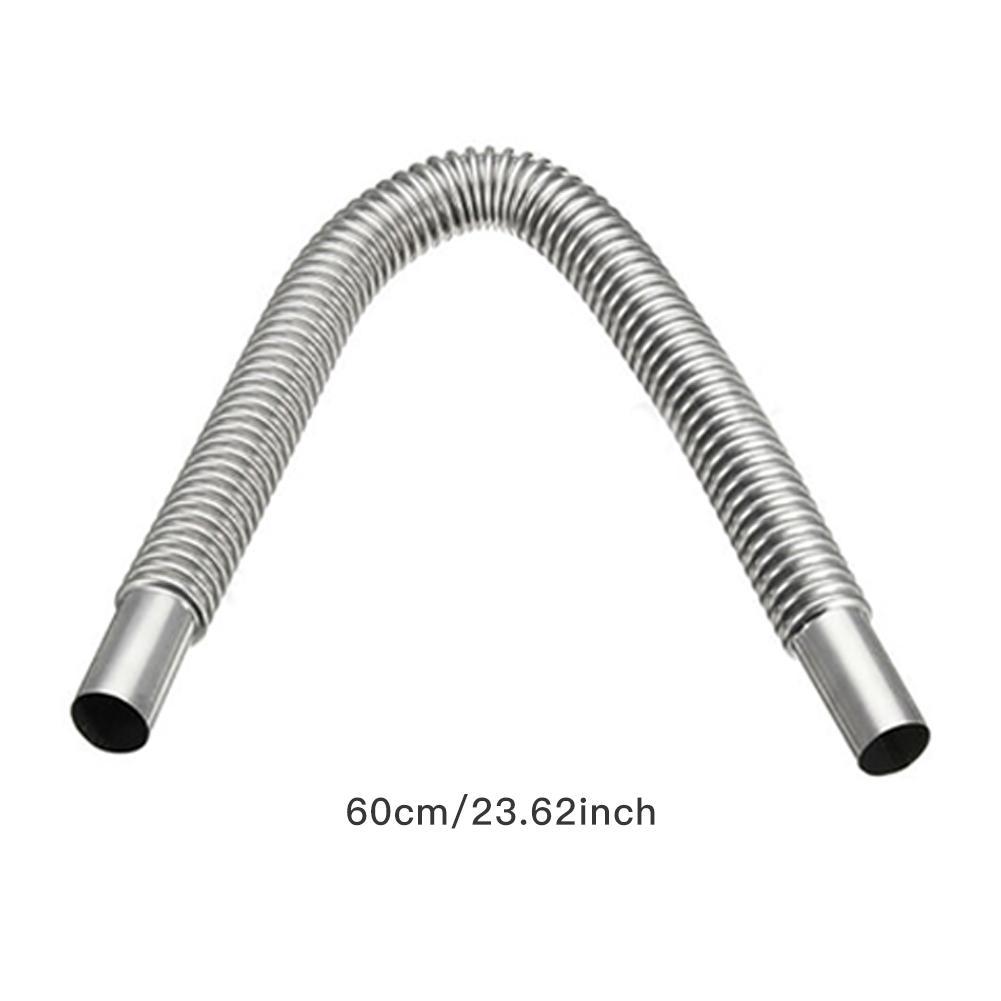 60/120/200/300cm Car Heater Accessories Stainless Steel Exhaust Pipe Parking Heater Fuel Tank Exhaust Pipe Car Heater LCD Switch